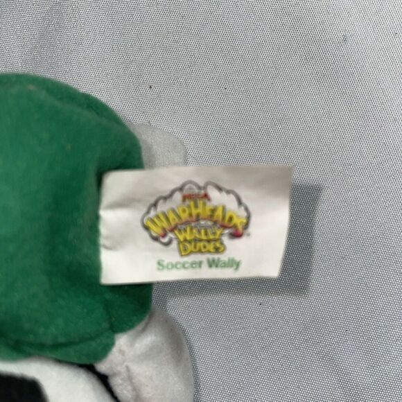 Mega 1998 Warheads Wally Dudes Mascot Stuffed Soccer Plush‎ - Picture 3 of 4
